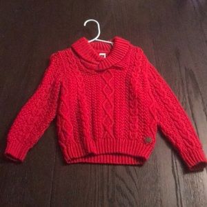 Red sweater